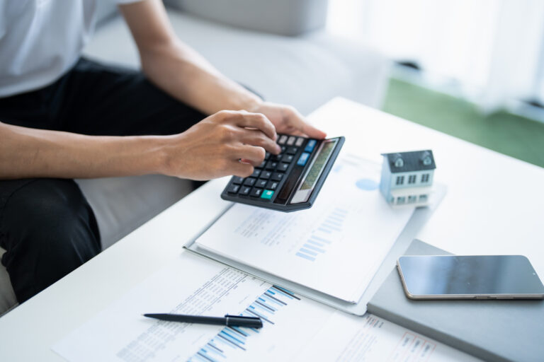 man calculating Accounting Services Burnaby